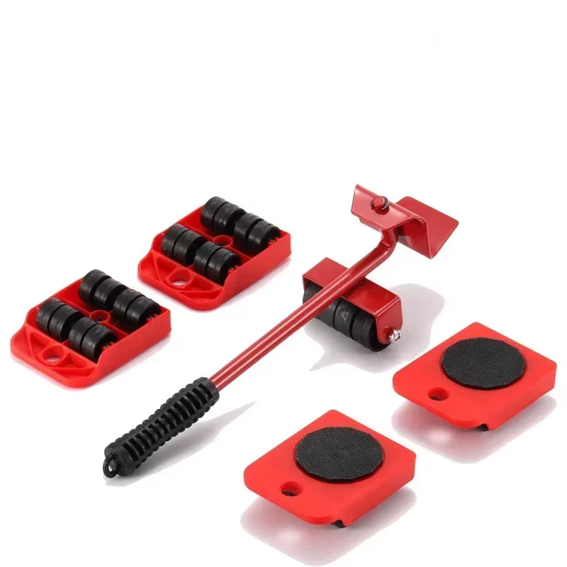EasyGlide Furniture Mover Set – Heavy Lifter Bar & Slider Wheels for Effortless Moving