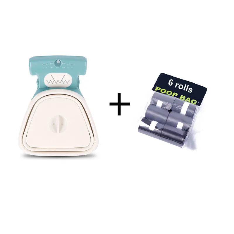 PawPort™ Foldable Pet Pooper Scooper – Clean & Go with Decomposable Bags