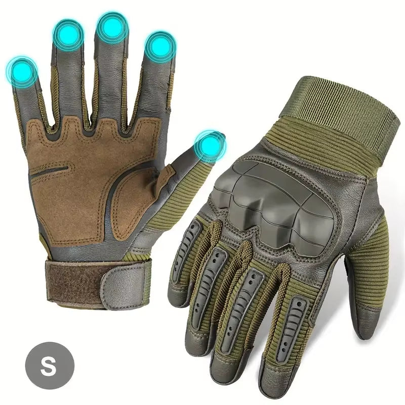 Ultimate Grip Fingerless Tactical Gloves – Touchscreen-Ready for Riders, Workers & Adventurers