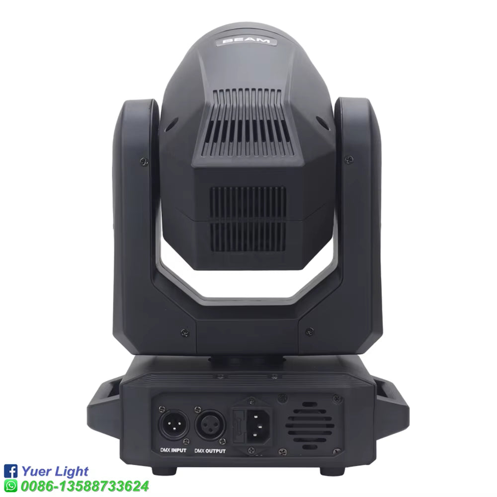 2Pcs Stage Light Moving Head Light 200W 12 Gobos 8 Colors Spotlight DMX 512 with Sound Activated for Wedding DJ Party Lighting